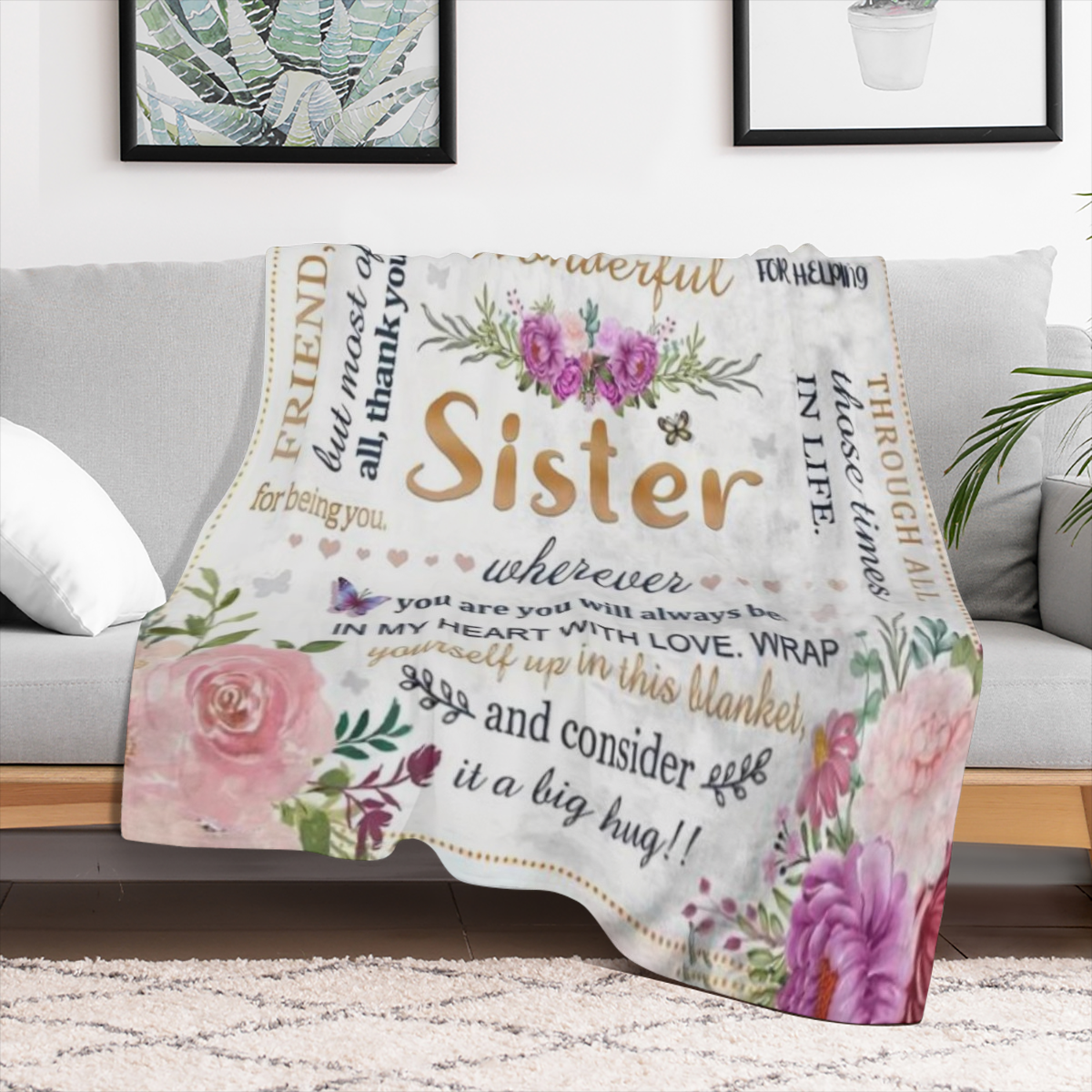 Cozy Bohemian Pattern Soft Warm 100 Polyester Machine Washable Perfect Gift for Friends Family Ideal for Napping Camping Travel and Home Decor 253