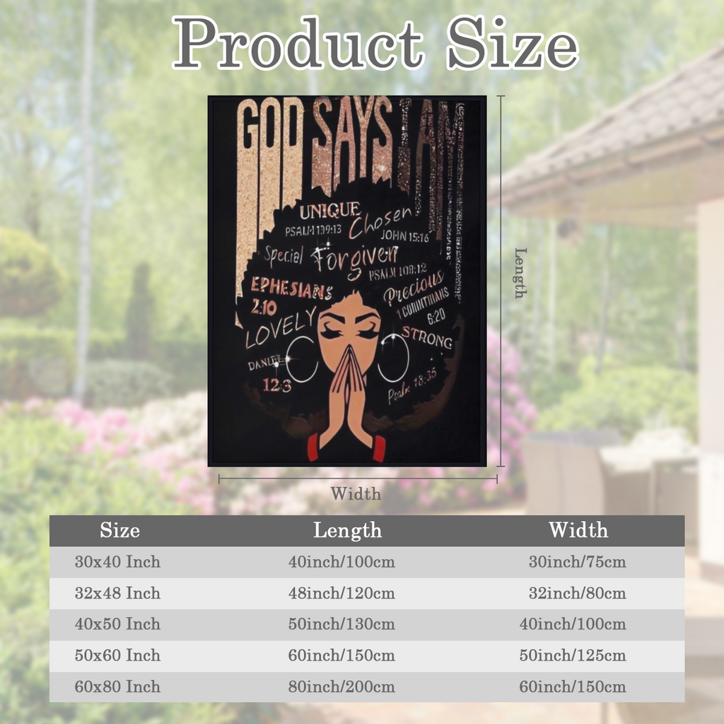 A Cozy Cartoon Prayer Girl Fleece- Themed Printed Blanket, Stylish, Soft, And Warm, Making It a Versatile Gift Suitable for All Seasons. Perfect for Use on Sofas, Beds, in The Office, And While Travel