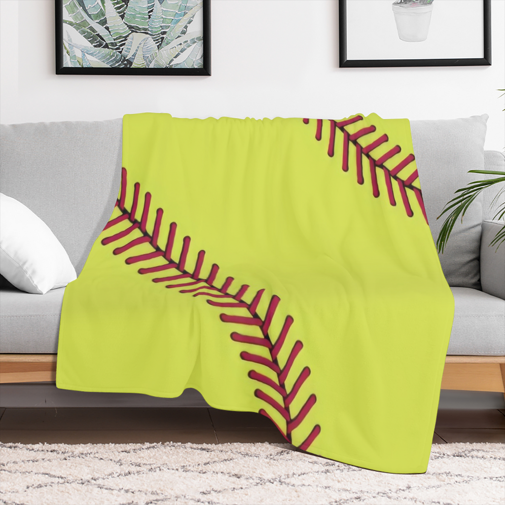 1pc Tennis Baseball Sports Blanket, Soft And Comfortable Flannel Blanket, School Dormitory Office Lunch Break Blanket, Warm And Comfortable, Four Seasons Bedding, Sofa Bed, Camping Blanket
