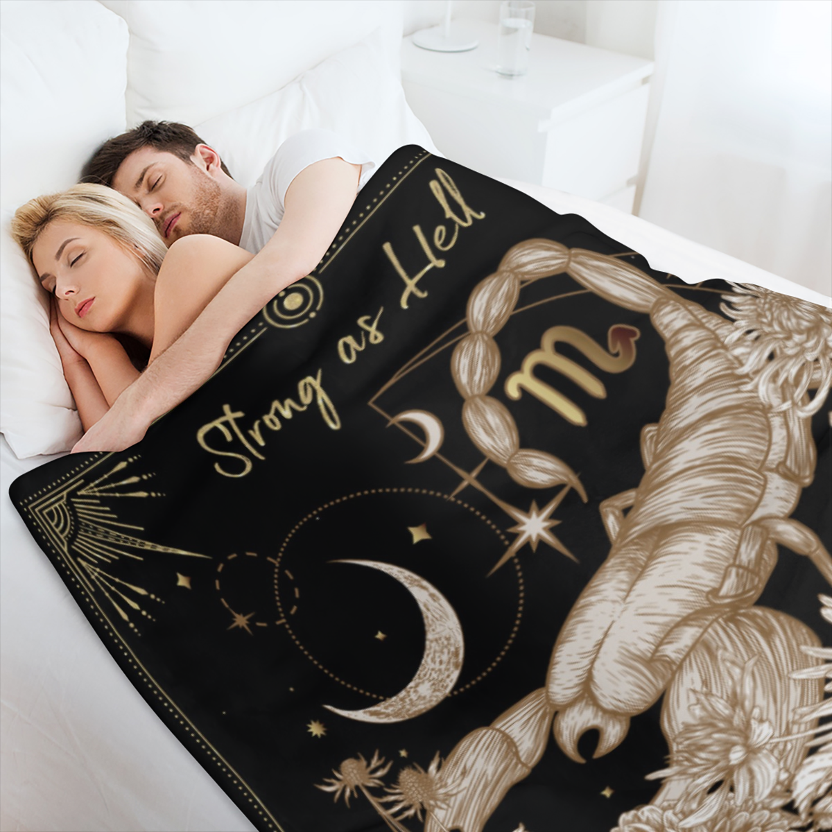 1 Zodiac Blanket Gift, Birthday And Christmas Gifts, Aries, Taurus, Gemini, Cancer, Leo, Virgo, Libra, Scorpio, Sagittarius, Capricorn, Aquarius, Pisces, Zodiac Women's Blanket Gift, Zodiac Themed Hom