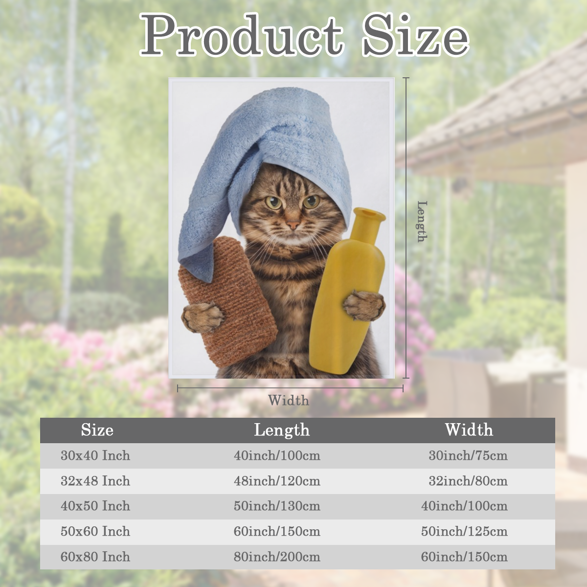 1 piece, shower curtain with fun cat pattern, perfect for decorations and Windows