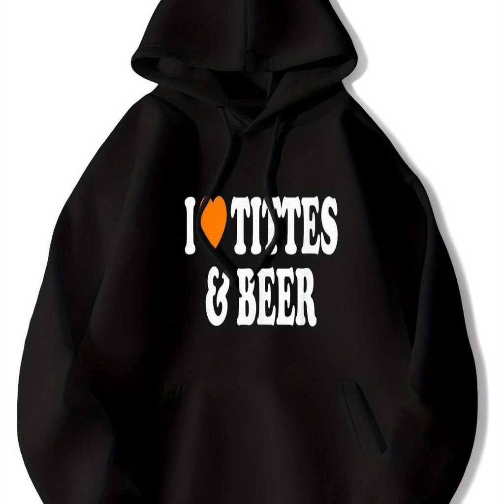 Men's "I Love Breasts & Beer" Hoodie