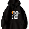 Men's "I Love Breasts & Beer" Hoodie