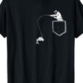 T-shirt de pêcheur de poisson humoristique, adapté pour papa et grand-papa, 100% coton, 180G de poids, lavable en machine, cadeau pour hommes et femmes, amis de maman et papa, S-XXXL, noir