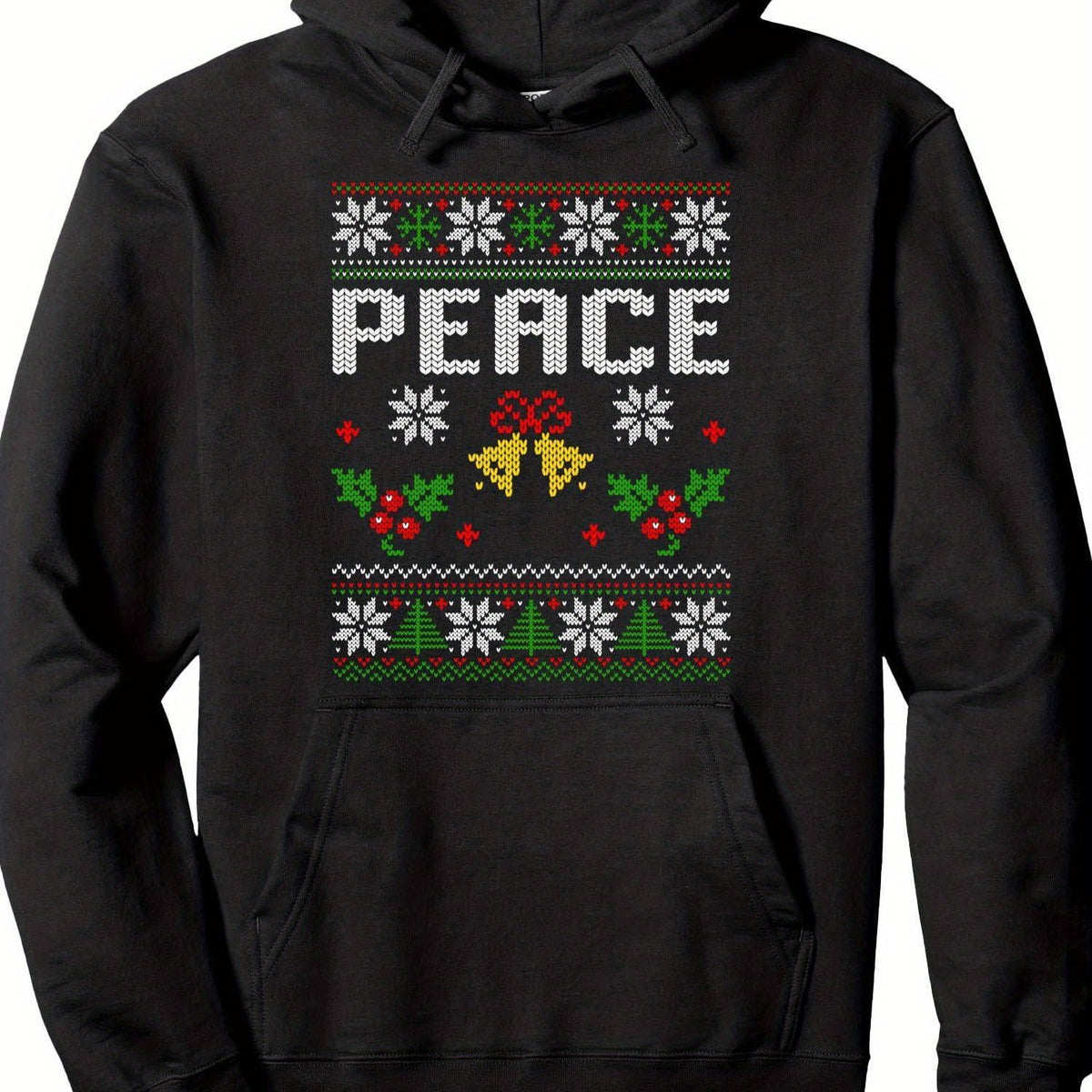 260g Peace Messenger Couple'S Christmas Hoodie