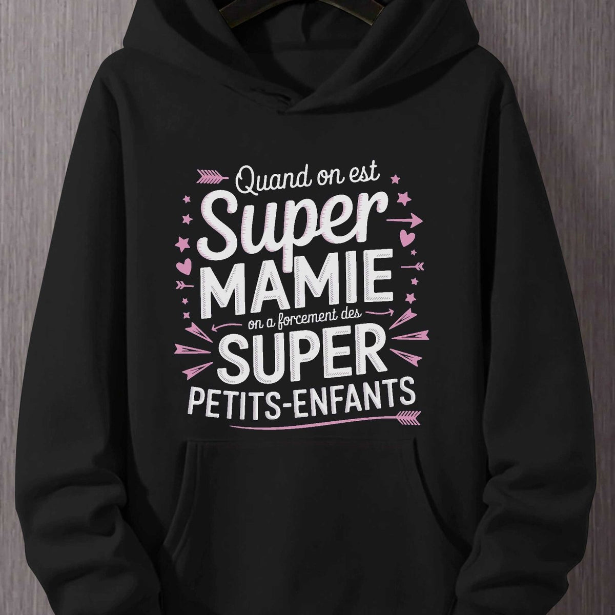 Hoodie "Grandma française" pour