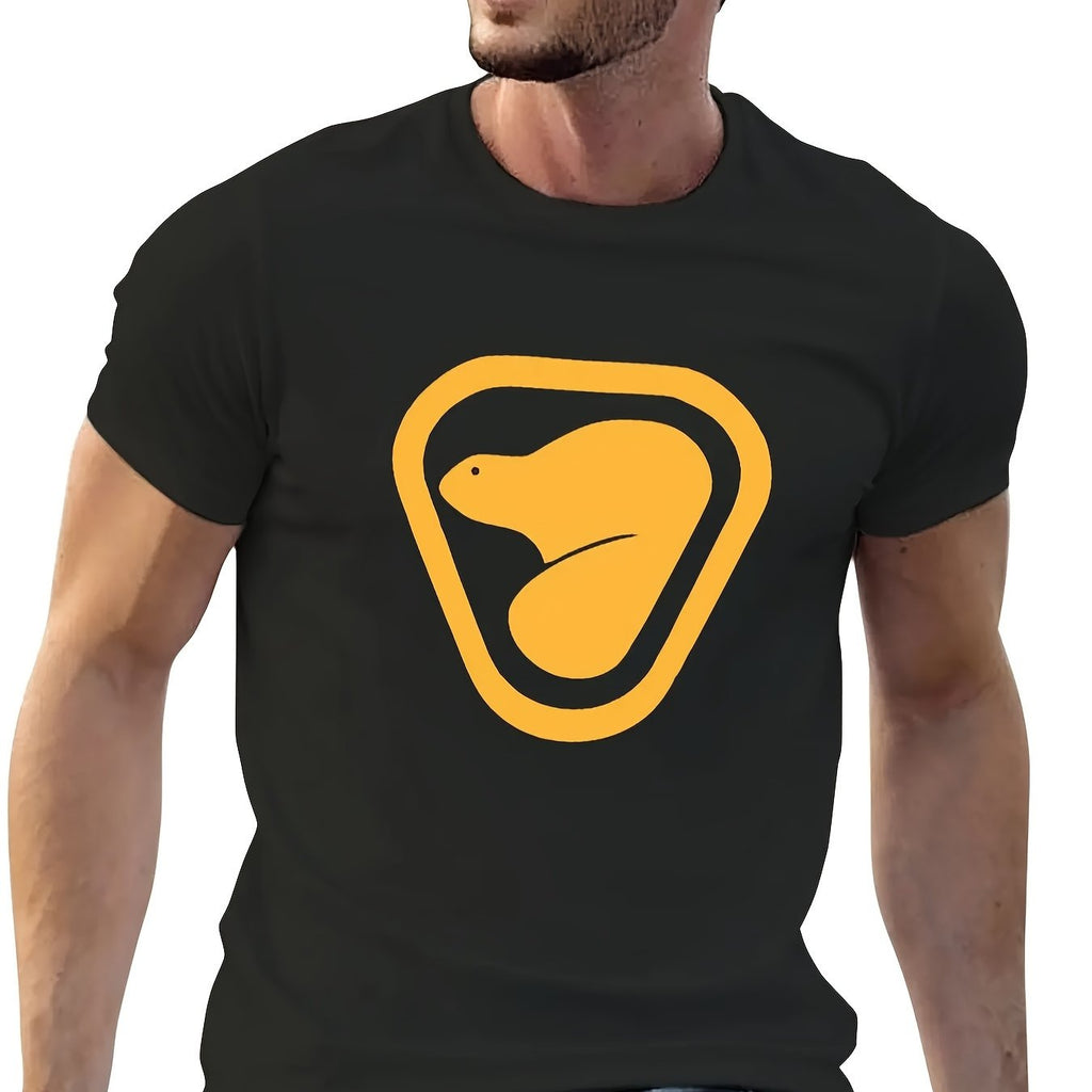 Raccoon Emblem T-Shirt - Unisex Graphic Tee, Relaxed Crew Neck Top, Extremely Soft Breathable Summer Wear - Ideal Present for Nature Aficionados, Animal Lovers, And Everyday Attire, Year-Round Clothing | Relaxed Fit Top | Cozy Fit