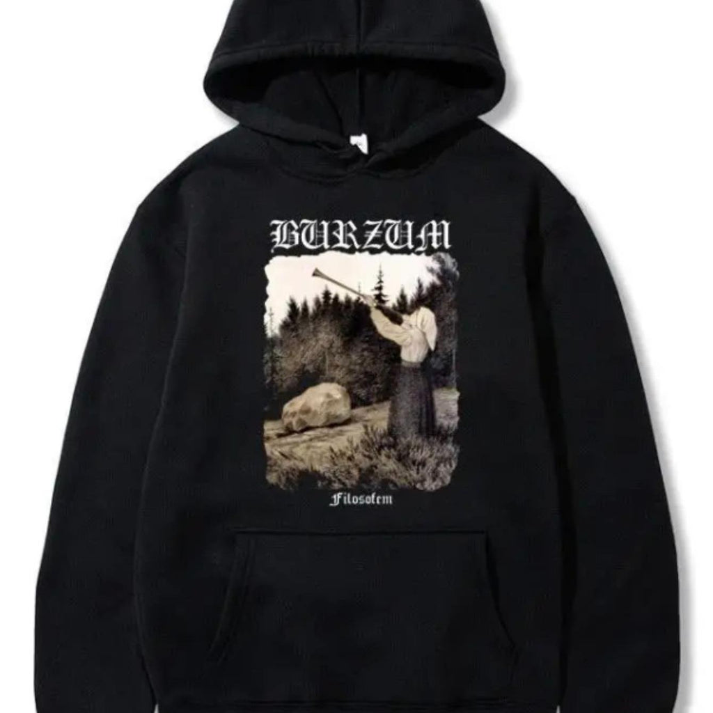 Burzum Logo & Tracklist Hoodie