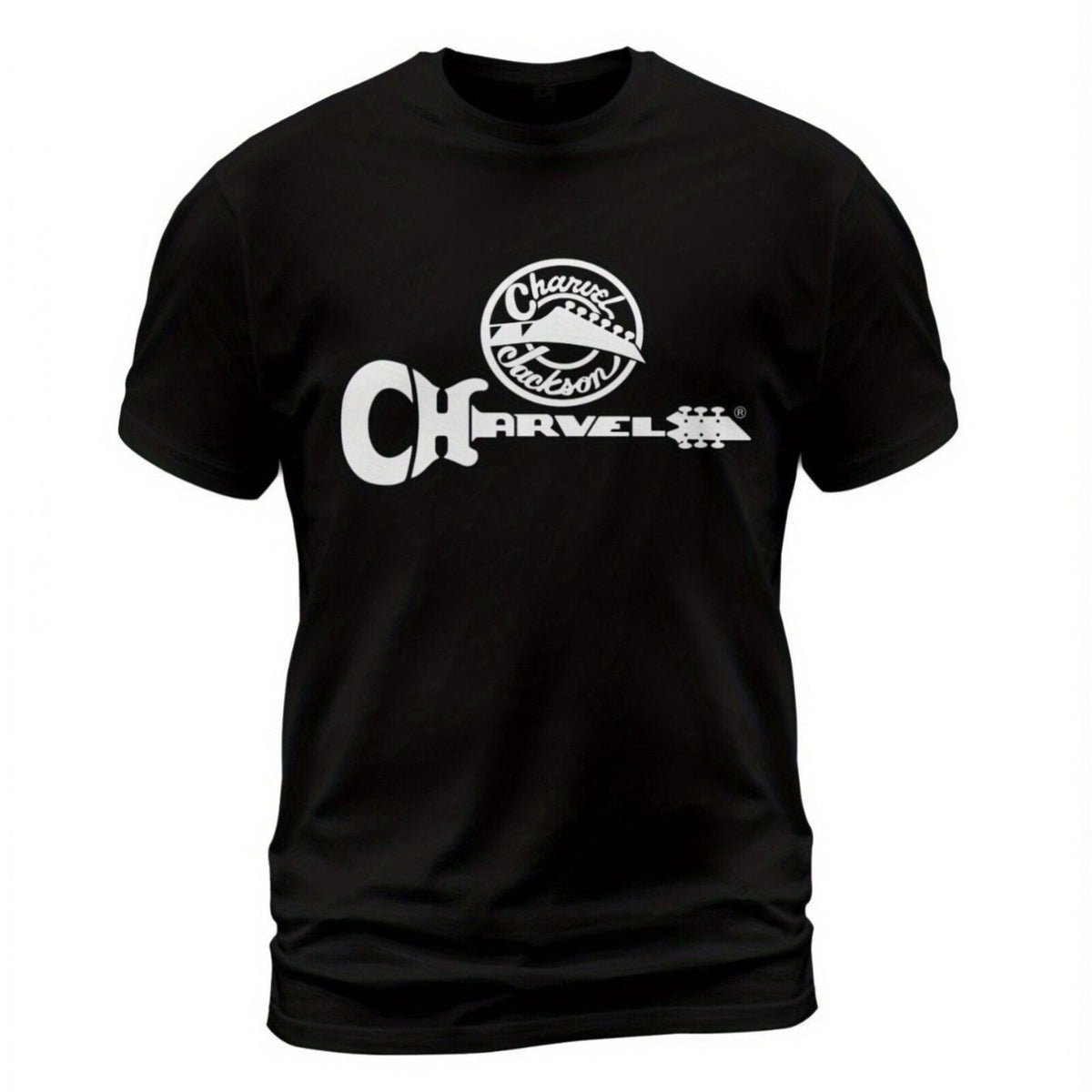 Charvel Jackson Guitar Logo T-shirt Made in the United States Size 220g