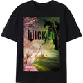 Wicked Musical Elphaba & Glinda Graphic T-Shirt - Oversized Loose Fit Crew Neck, Non-Stitch Fabric, Vibrant Wicked Witch & Glinda Print, Plus Size Casual Tee for Adults, All-Season Comfort, Machine Washable, Perfect for Halloween & Broadway Fans (El