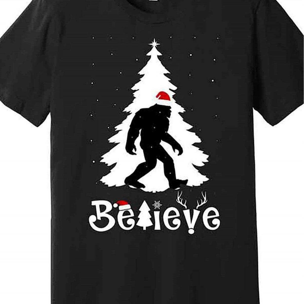 Funny Believe In Sasquatch Premium T-Shirt Funny Men'S Short Sleeve Graphic T-shirt Gifts