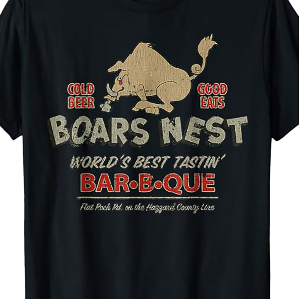 Men'S Heavyweight 180gsm T-Shirt - Funny Boo'S Nest Bar Graphic Novelty Tee - Casual Crewneck Shirt for Halloween, Christmas Gifts - Plus Size Big & Tall Friendly Casual Attire