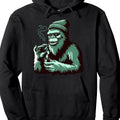 Men's 250gsm Smoking Grass Leaf & Joint Hoodie