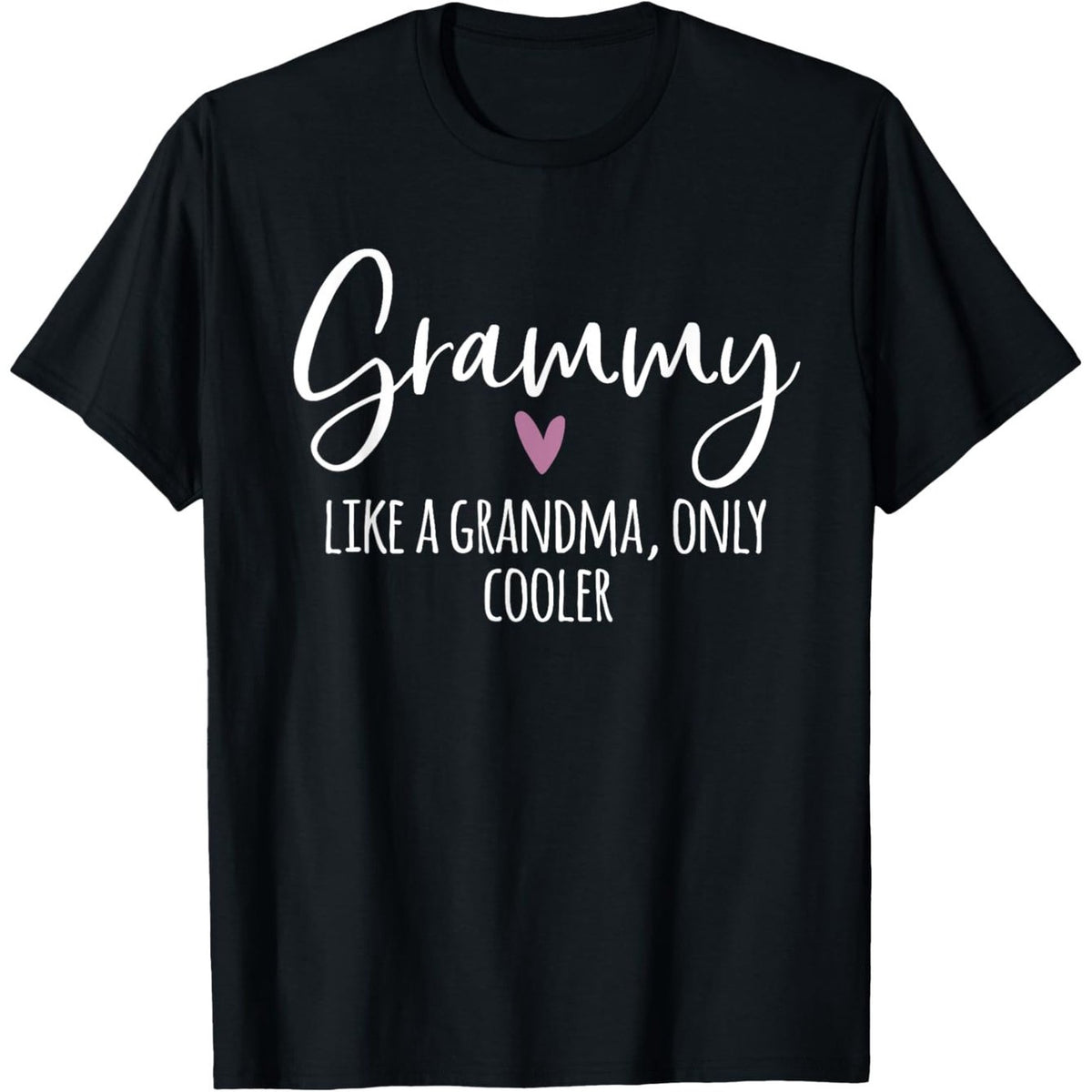 Grammy Like A Grandma Only Cooler T-Shirt - 100% Cotton Breathable Unisex Tee with Grammy Award-Winning Iconic Logo-Inspired Print, Casual & Special Occasion Gift for Grandmothers, Men & Women (Sizes S-XXXL)