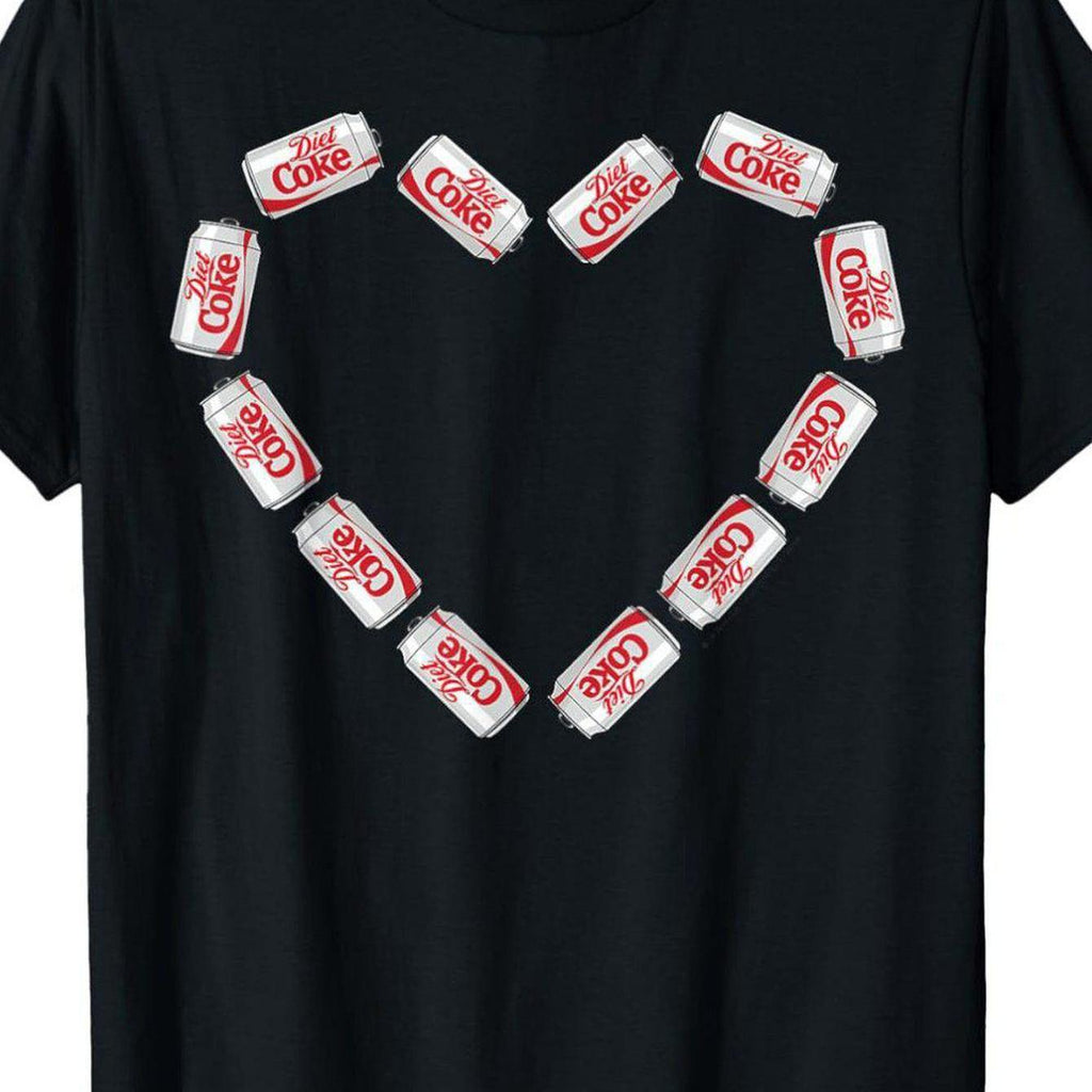 Diet Coke - Heart Cans T-Shirt220g T-shirt 100 cotton T-shirt - T shirt