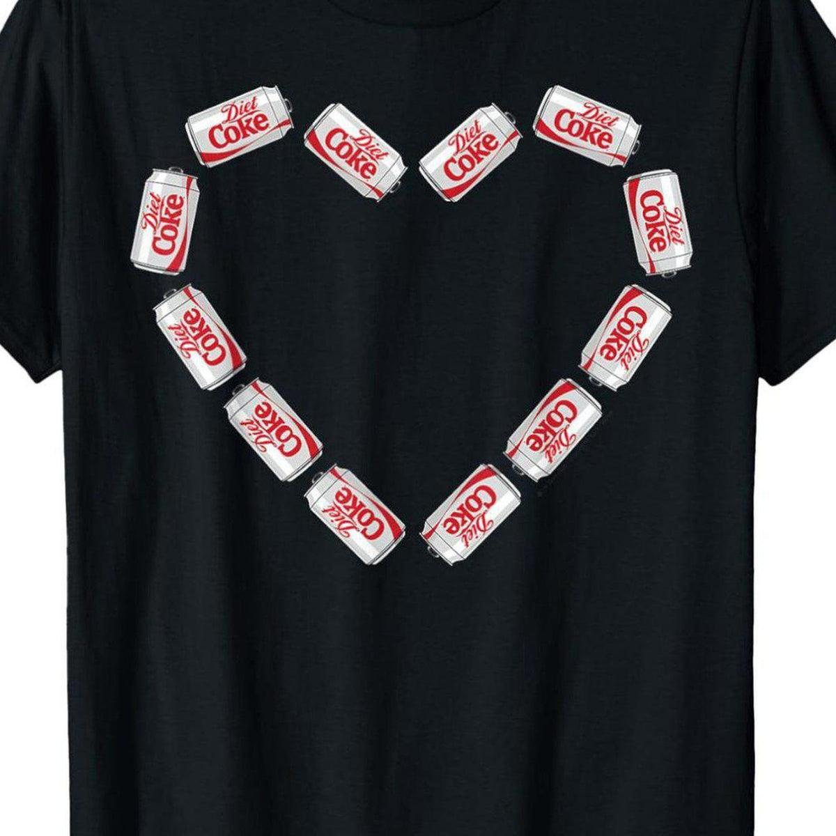 Diet Coke - Heart Cans T-Shirt220g T-shirt 100 cotton T-shirt - T shirt