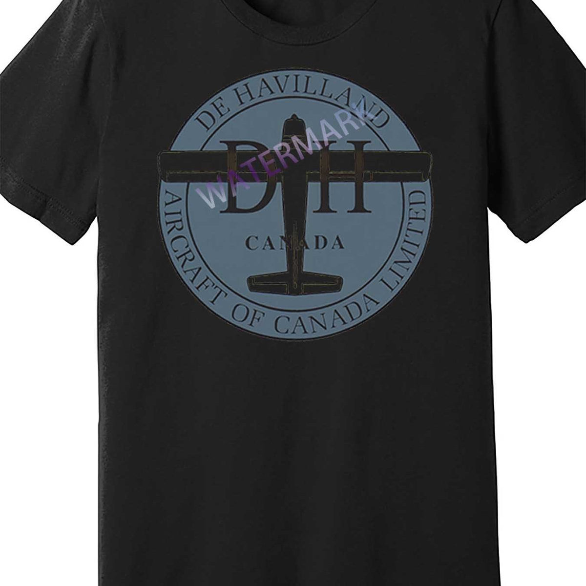 Men's De Havilland Beaver Aircraft Graphic T-Shirt - Aviation-Themed Casual Tee with Iconic Plane Design, 100% Cotton Fit, Black Short Sleeve Shirt for pilots, airshow & for flying clubs (Machine Washable)