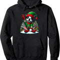 Men's & Women's Boston Terrier Elf Dog Hoodie