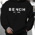 Men's Oversized Hooded Sweatshirt with 'BENCH'