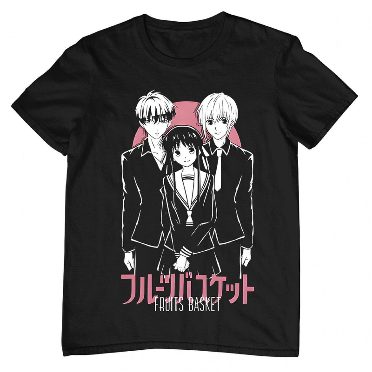 Men's Anime T-Shirt - Black Kyo Sohma Formal Suit Graphic Tee - Fruits Basket Anime Fan Clothing - Machine Washable Shirt for Adults, Anime Shirt, Casual Wear, Allseason Apparel, Bohemian Style, Themed Casualwear, Durable Fabric, Silky Smooth Material