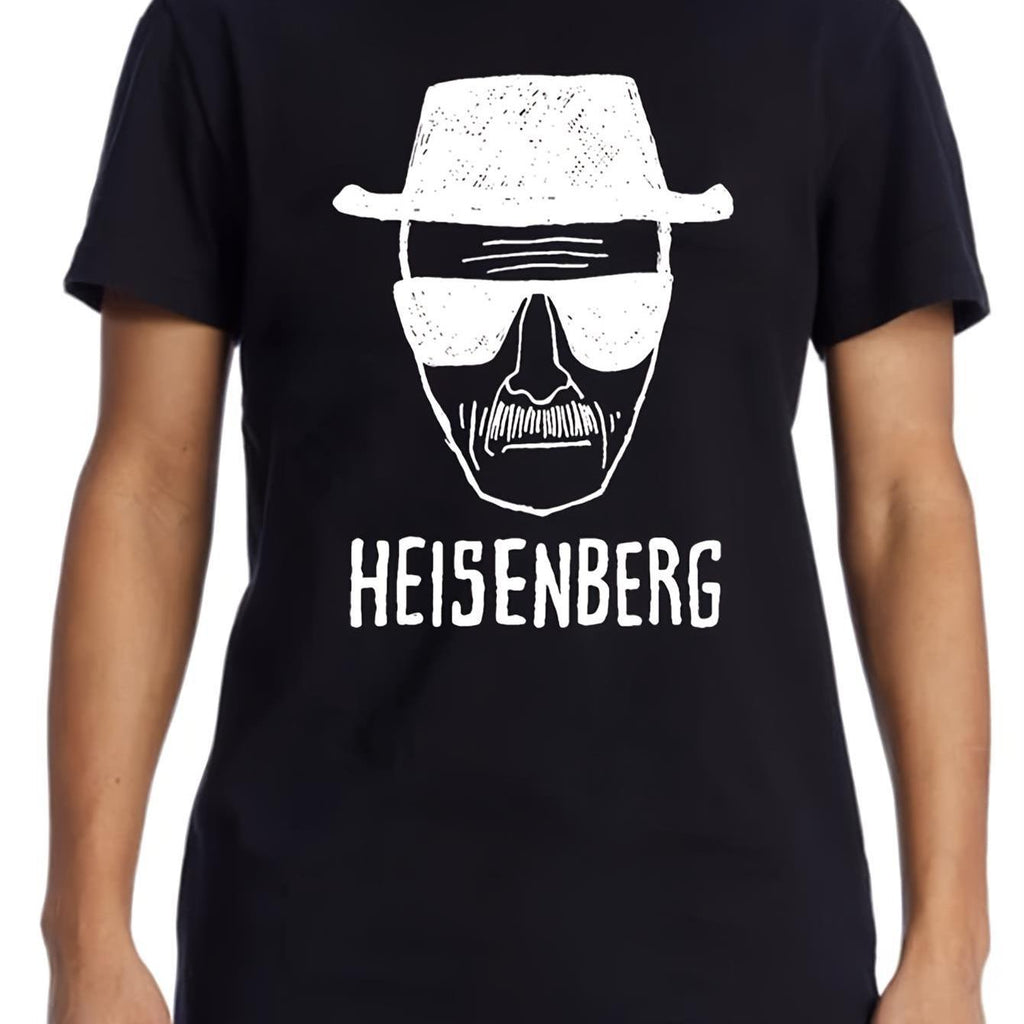 Men Fashion Casual Top Quality Short Sleeve Cotton Loose Heisenberg PrintedTshirt Casual Mens Tshirt Cool Summer Men Tshirt3 220g