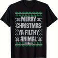 Home Alone Movie T-Shirt Ugly Sweater Design with "Merry Christmas