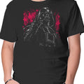 1pc Unisex 100% Cotton Top with Print Vader Premium Crew Neck T-Shirt for Men & Women - Breathable, Soft, Regular Fit Tee for Everyday Comfort, Casual or Sportswear Gifts