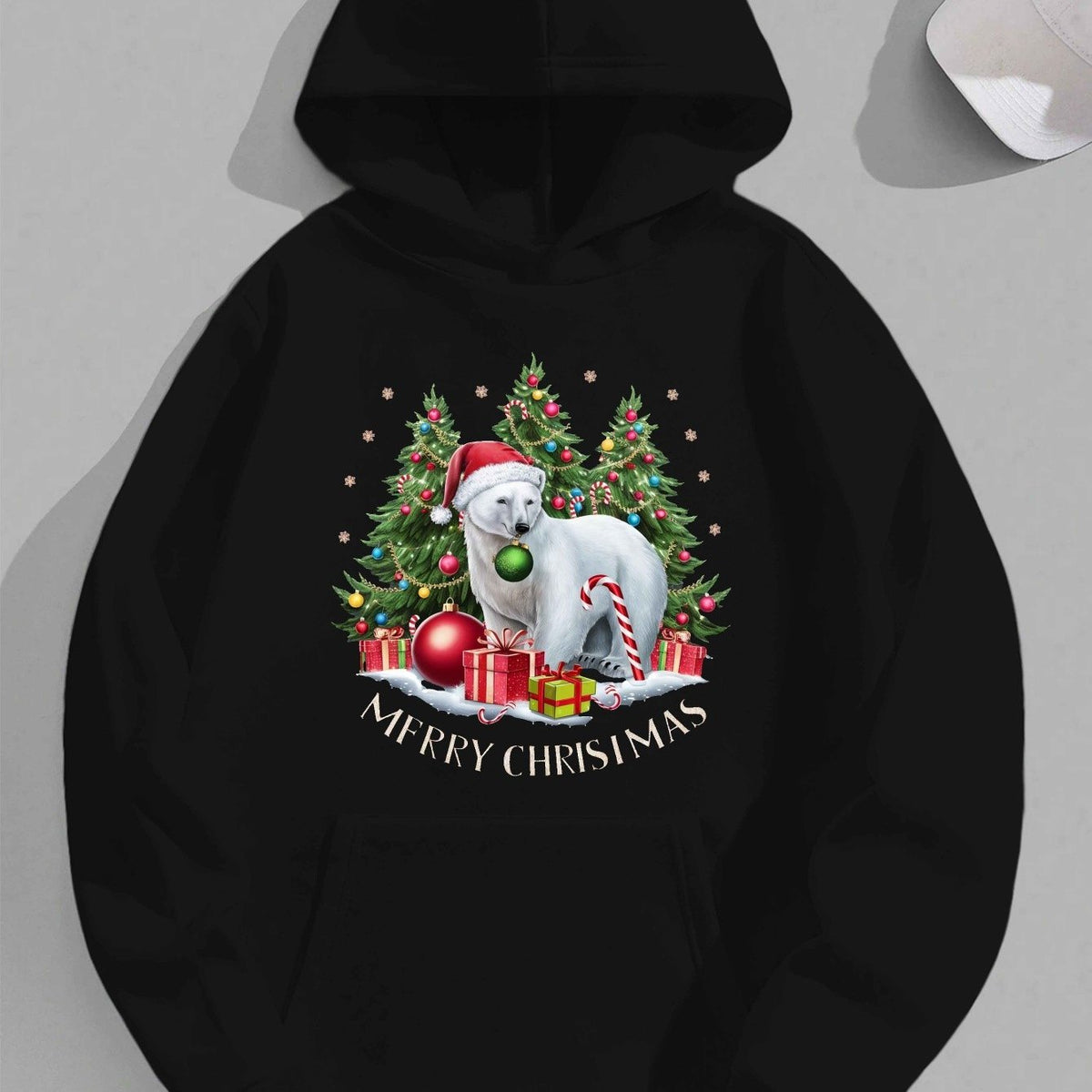 Men's Christmas Polar Bear Hoodie