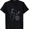 Men's "Some People Just Need a Push" Satirical T-Shirt - 100% Cotton