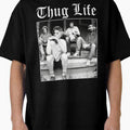 Golden Girls Thug Life Vintage Graphic T-Shirt - Unisex Tee with Iconic TV Show Design, Loose Fit Short Sleeve Round Neck for Men & Women