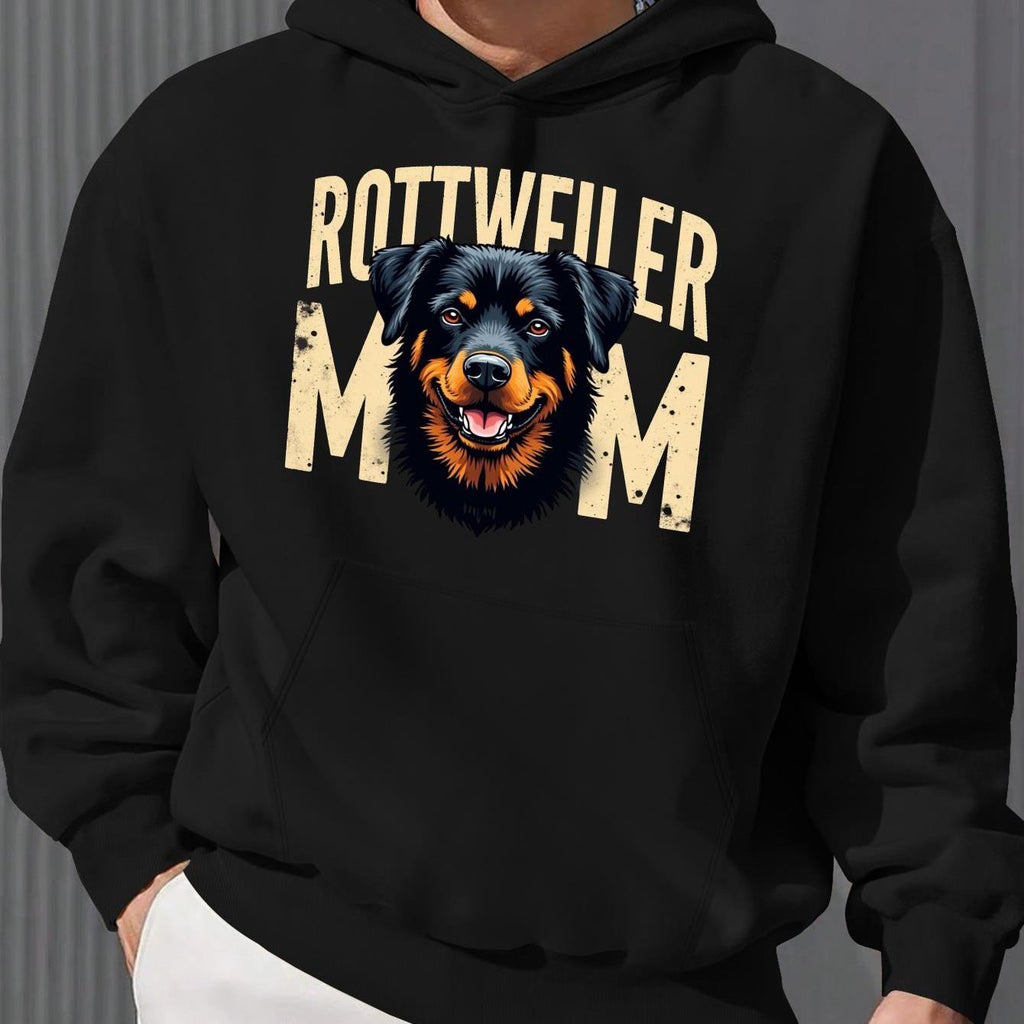 Men's Plus Size Rottweiler Mom Hoodie