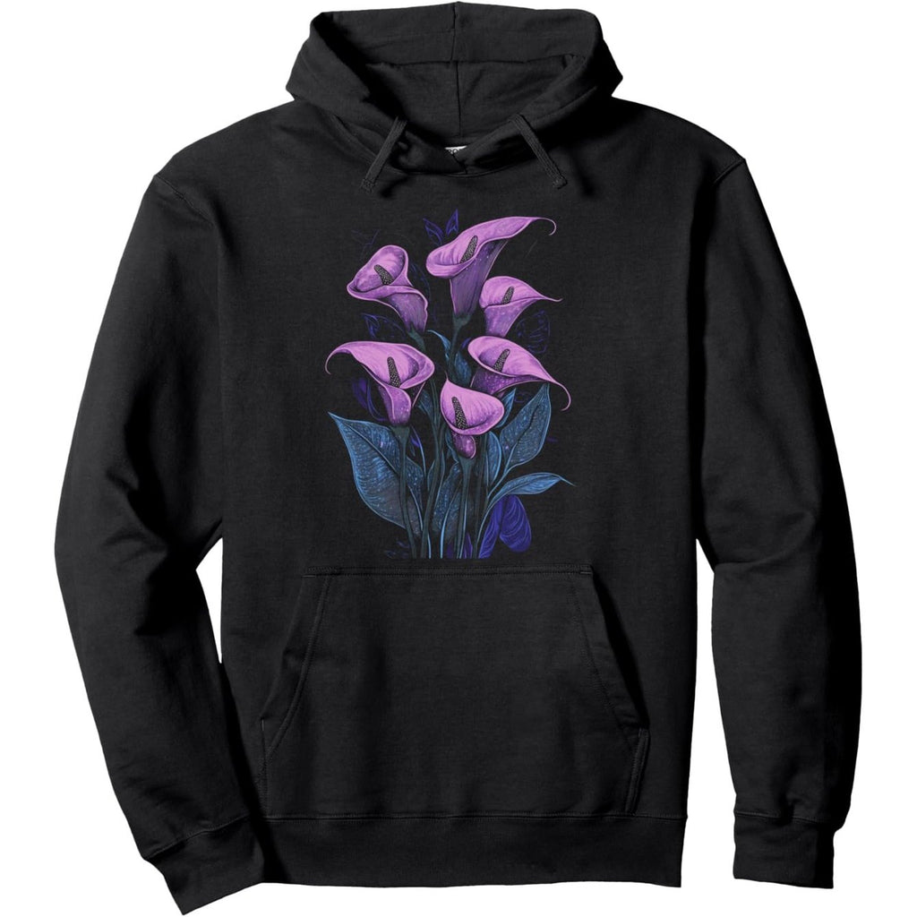 Purple Calla Lily Flower Hoodie