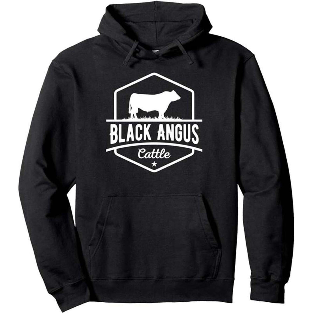 Men's & Women's Black Angus Bull Scottish Hoodie